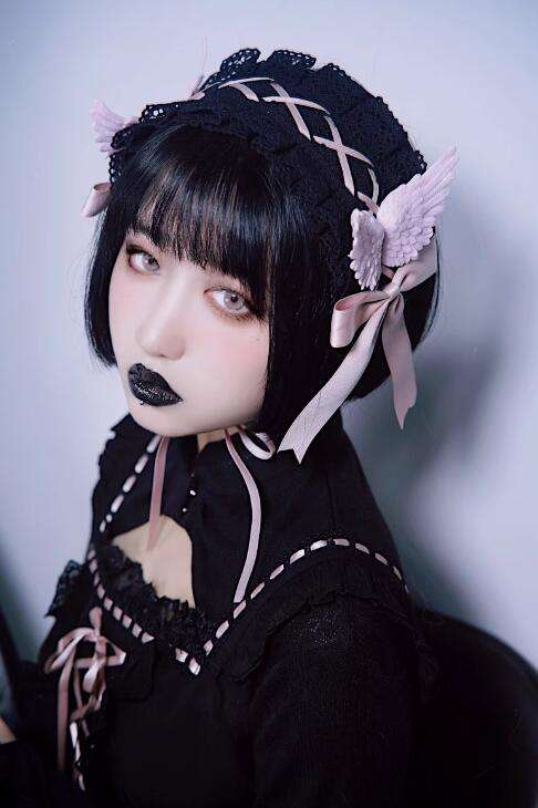 Strange Sugar Lace Wings Halloween Lolita Headband