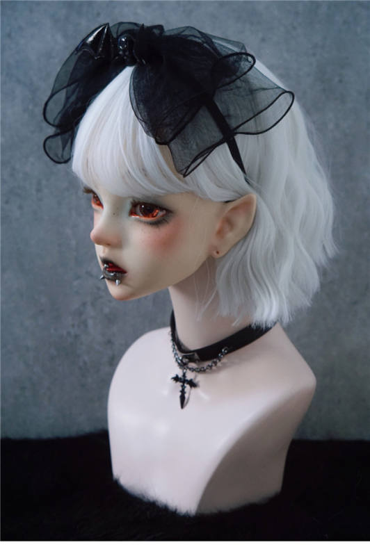 Strange Sugar Organza Gothic Headbow