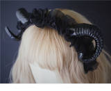 Strange Sugar Demon Horns Gothic Headdress