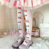 Strawberry Bowknots Sweet Lolita Tights