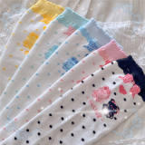 Bunny and Bear Polka Dots Lolita Socks