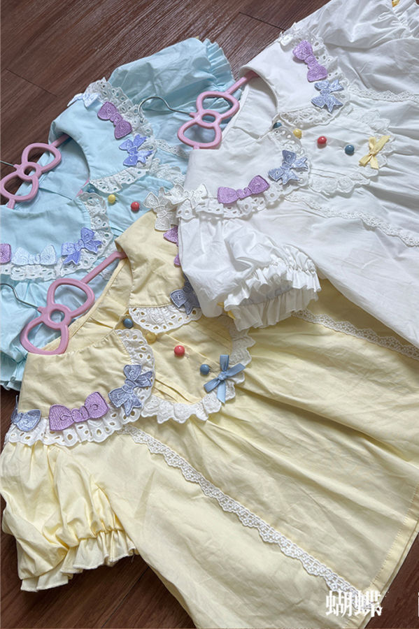 Sheep Party Cotton Lolita Blouse