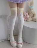 Roji Candy Paper Above Knee Socks