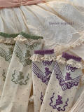 Roji Grape Vine Cotton Lolita Socks