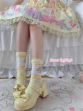 Roji Bear Cake Cotton Lolita Socks