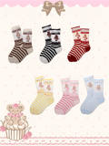 Roji Bear Cake Cotton Lolita Socks