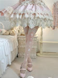 Roji Snowflake Print Lolita Tights