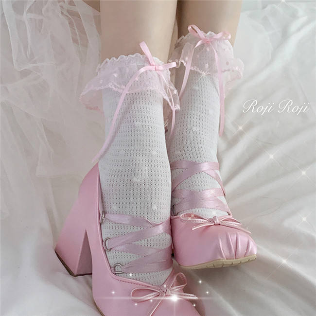 Roji Lace Trim Summer Sweet Lolita Socks