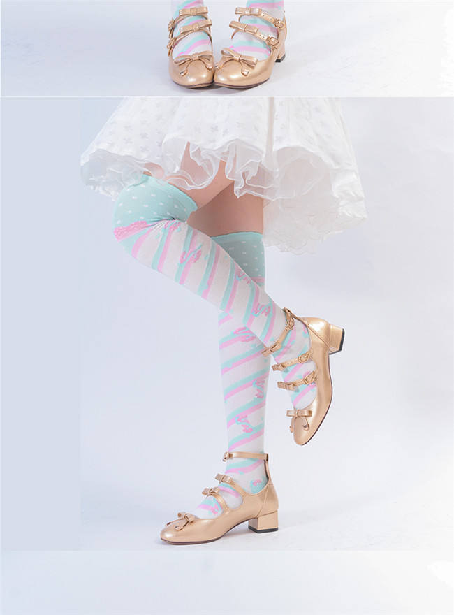 Roji Little Candy Winter Above Knee Socks