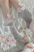 Roji Bunny Ears Summer Lolita Socks