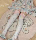 Roji Candy Paper Above Knee Socks