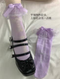 Sweet Cross Cotton Lolita Short Socks