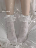 Sweet Cross Cotton Lolita Short Socks