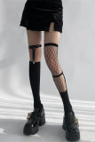 Lady Fishnet Stockings Punk High Socks