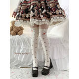Roji Polk Dots Cotton Lolita Socks