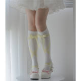 Roji Ribbon Girl Cotton Lolita Socks