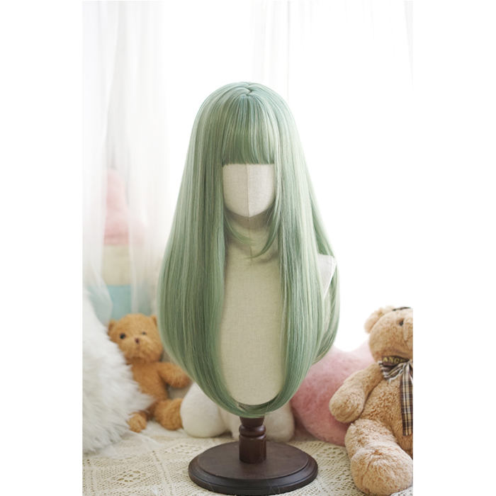 Yuchashui Sweet Long Straight Lolita Wig 60cm