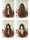 Curly Bang Long Curls Princess Wig 80cm