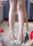 Roji Feather Prints Lolita Tights