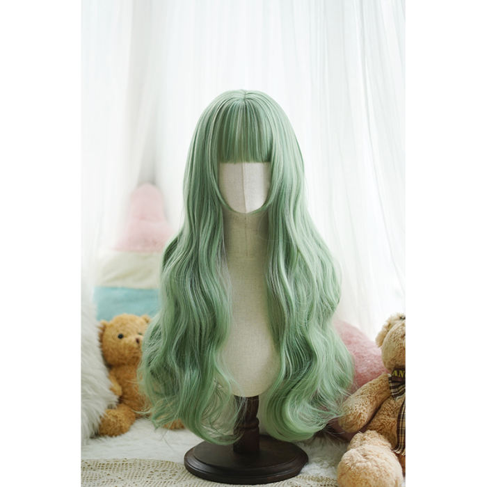Yuchashui Color Palette Long Curls Lolita Wigs