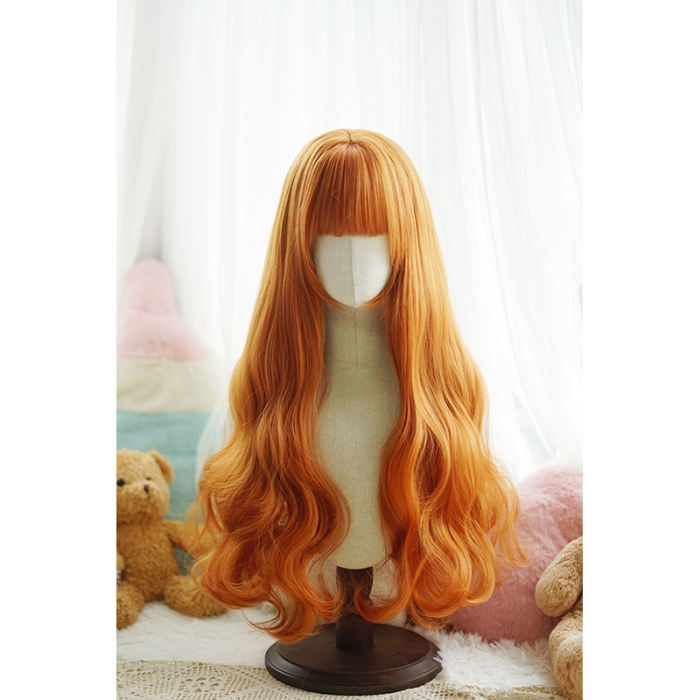 Yuchashui Color Palette Long Curls Lolita Wigs
