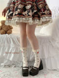 Roji Polk Dots Cotton Lolita Socks