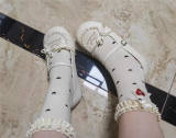 Roji Polk Dots Cotton Lolita Socks