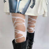 Lady Fishnet Stockings Punk Tights