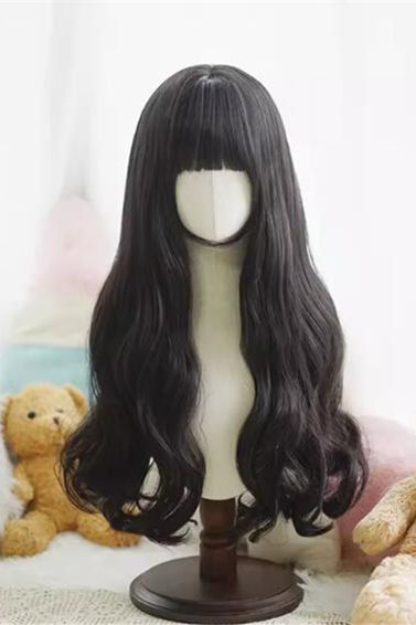 Yuchashui Color Palette Long Curls Lolita Wigs