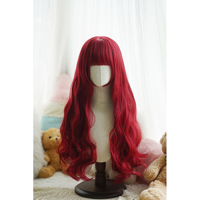Yuchashui Color Palette Long Curls Lolita Wigs