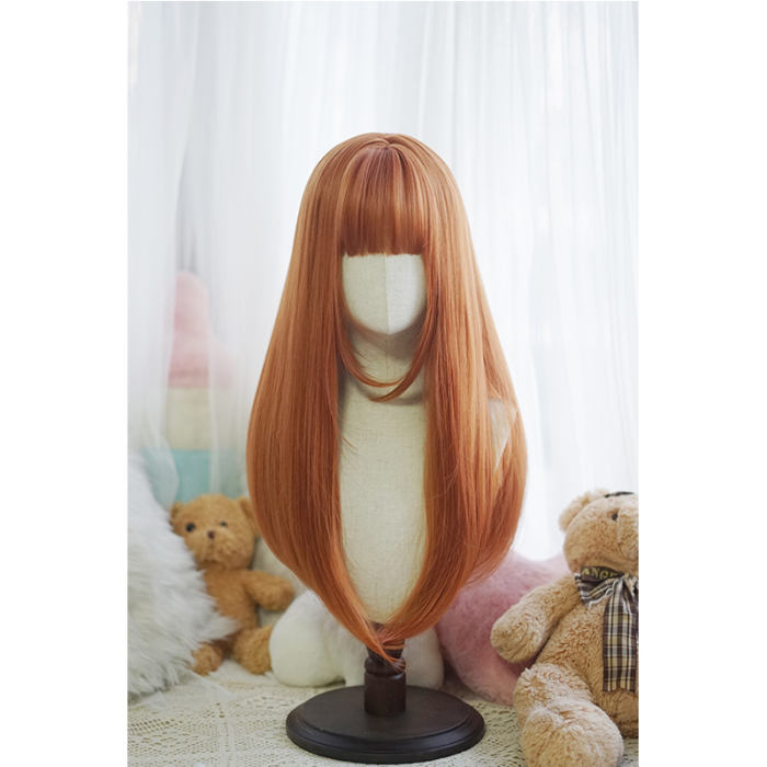 Yuchashui Sweet Long Straight Lolita Wig 60cm
