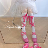 Roji Ribbon Girl Cotton Lolita Socks