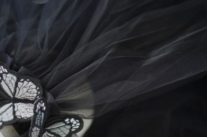 Strange Sugar Butterflies Gothic Mantilla