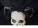 Strange Sugar Demon Horn Gothic Mantilla