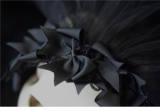 Strange Sugar Dark Black Gothic Mantilla