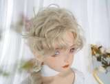 Alice Garden Short Curly Wig Long Ponytail