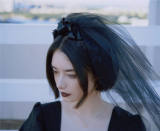 Strange Sugar Dark Black Gothic Mantilla