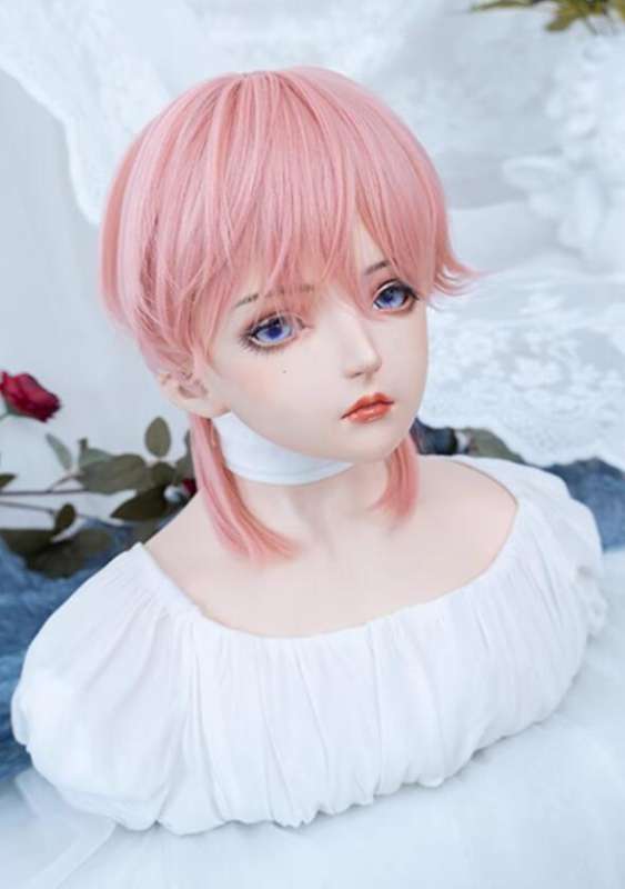 Alice Garden Pink Short Hair Prince Wig