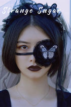 Strange Sugar Halloween Butterfly Eyepatch