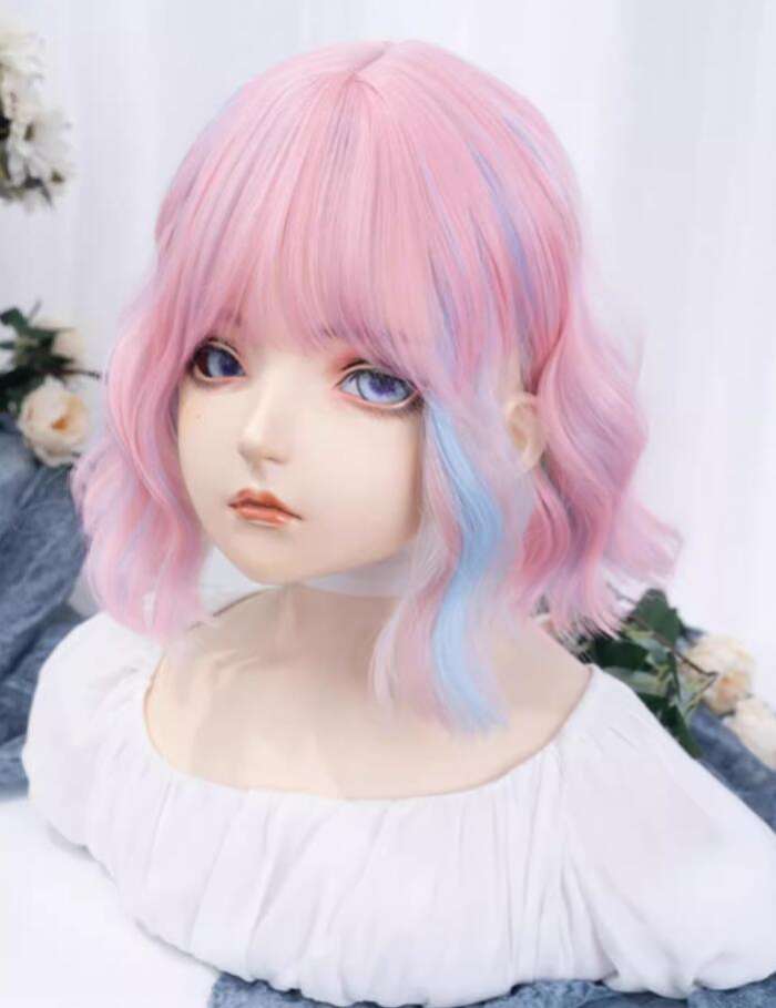 Alice Garden Colored Dopamine Short Wig