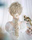 Alice Garden Short Curly Wig Long Ponytail