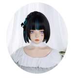 Alice Garden Blue Green Dip Dyeing Hair Short Wig