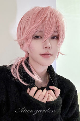 Alice Garden Pink Short Hair Prince Wig