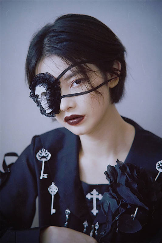 Strange Sugar Halloween Skull Eyepatch