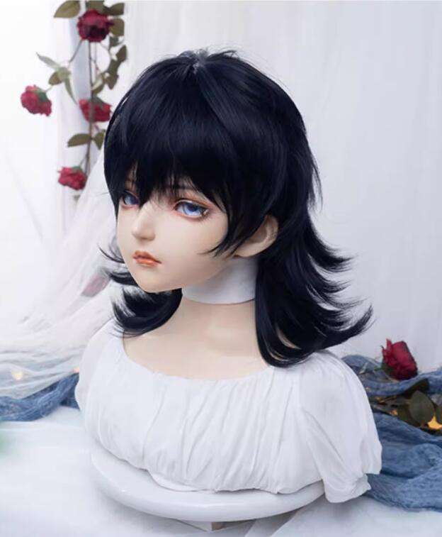 Alice Garden Midi Curly Hair Prince Wig