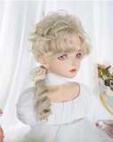 Alice Garden Short Curly Wig Long Ponytail