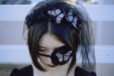 Strange Sugar Butterflies Gothic Mantilla