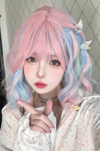 Alice Garden Colored Dopamine Short Wig