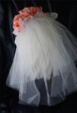Strange Sugar Blood Roses Halloween Gothic Mantilla