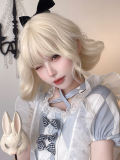 Alice Garden White Golden Sweet Lolita Wig